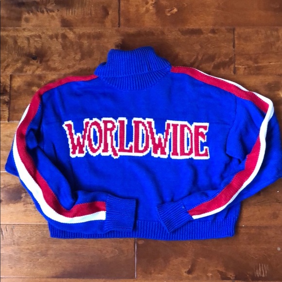 NWOT cropped knit sweater - Picture 1 of 1